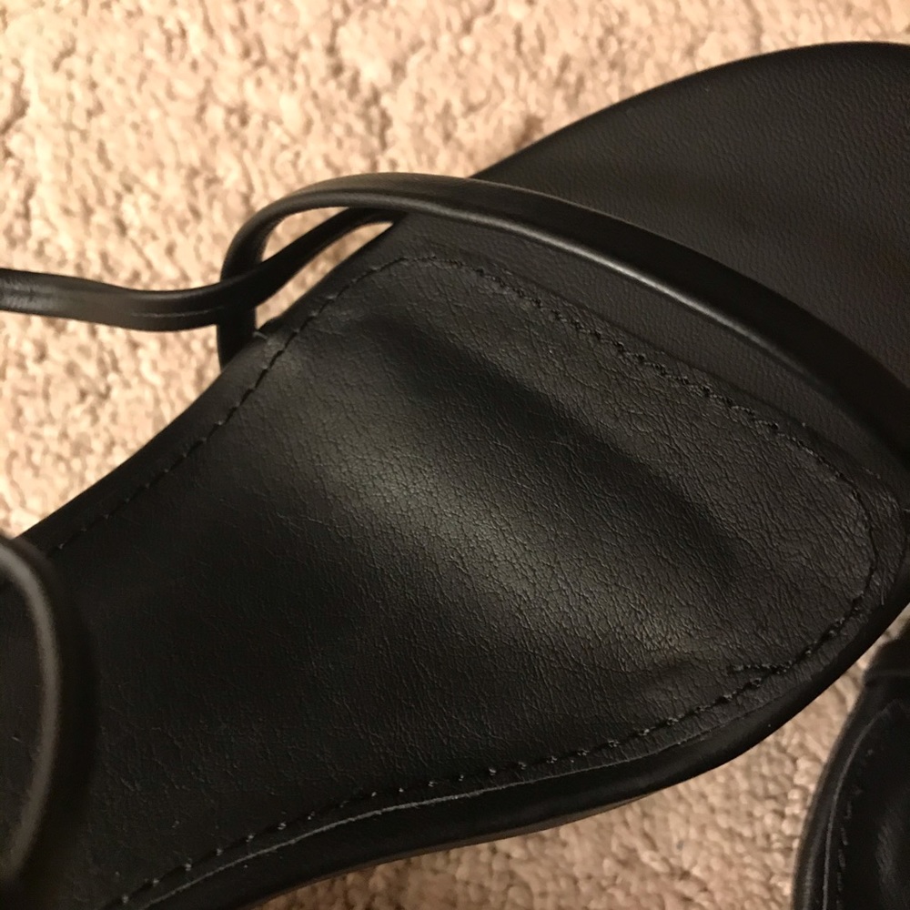 JustFab Size 6.5 Black Elexi Dress Sandals - Picture 7 of 10